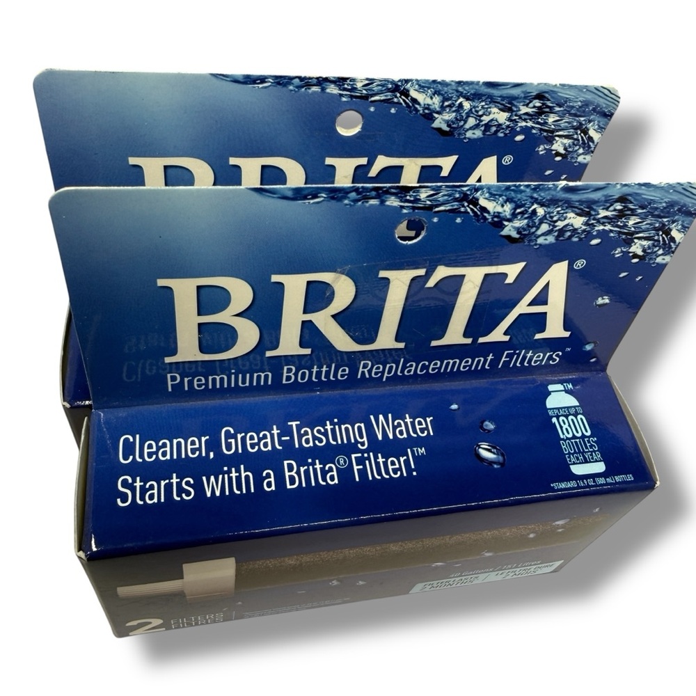 Brita Premium Filtering Water Bottle with Straw 5 Filters Total Blush Pink 26 oz - Picture 14 of 14